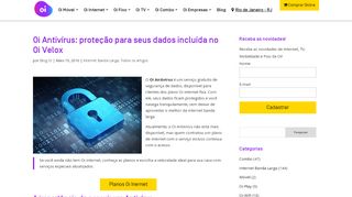 
                            6. Oi Antivírus: proteção para seus dados incluída no Oi Velox | Compre Oi