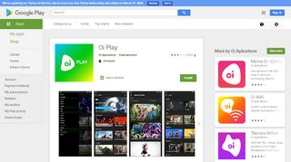 
                            6. Oi Play – Apps no Google Play