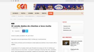 
                            4. Oi vende dados de clientes e leva multa | GGN