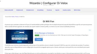 
                            9. Oi Wifi Fon: como usar?, login e senha, não funciona, tutorial para ...