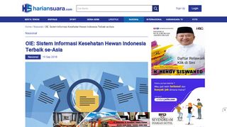 
                            11. OIE: Sistem Informasi Kesehatan Hewan Indonesia Terbaik se-Asia ...