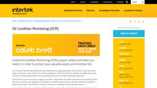 
                            13. Oil Condition Monitoring (OCM) - Intertek