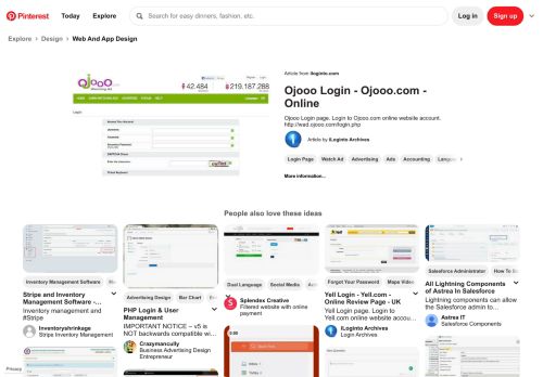 
                            3. Ojooo Login | Login Archives | Login page, Archive, Website - Pinterest