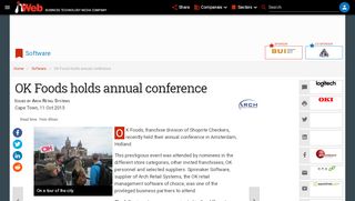 
                            9. OK Foods holds annual conference | ITWeb