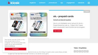 
                            9. ok.– prepaid cards - Sortiment | k kiosk