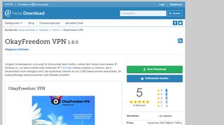 
                            4. OkayFreedom VPN | heise Download