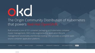 
                            1. OKD - The Origin Community Distribution of Kubernetes that powers ...