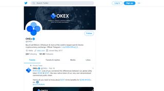 
                            6. OKEx (@OKEx) | Twitter