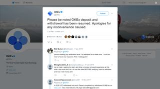 
                            4. OKEx on Twitter: 