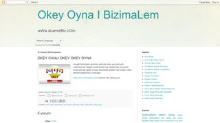 
                            9. Okey Oyna I BizimaLem: OKEY CANLI OKEY OKEY OYNA