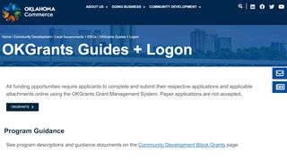 
                            11. OKGrants Resources | Oklahoma Department of Commerce