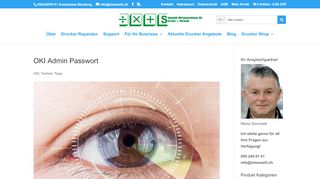 
                            1. OKI Admin Passwort - Simonelli Büromaschinen AG