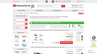 
                            11. OKI MC 342 DNW Toner günstig kaufen - Tintenalarm