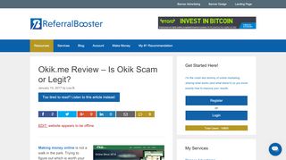 
                            8. Okik.me Review - Is Okik Scam or Legit? (PTC from 