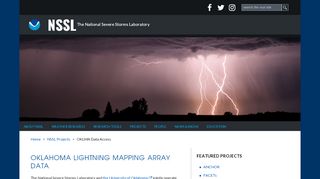 
                            10. OKLMA Data Login - NOAA National Severe Storms Laboratory