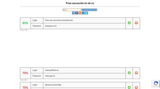 
                            5. ok.ru - free accounts, logins and passwords