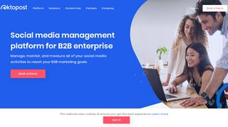 
                            9. Oktopost: The Social Media Management Platform for B2B Enterprises
