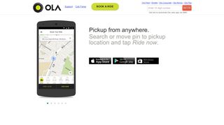 
                            11. Ola cabs mobile App