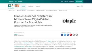 
                            4. Olapic Launches 