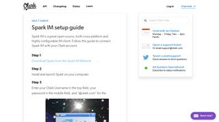 
                            10. Olark Live Chat - Spark IM setup guide