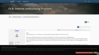 
                            12. OLB: Interne Umbuchung Problem · homebanking-hilfe.de ...