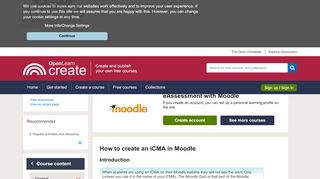 
                            10. OLCreate: eAssessment@OU How to create an iCMA in Moodle: 1.10 ...