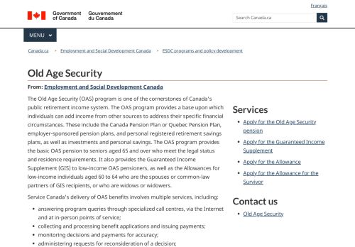 
                            3. Old Age Security - Canada.ca