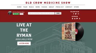 
                            5. Old Crow Medicine Show