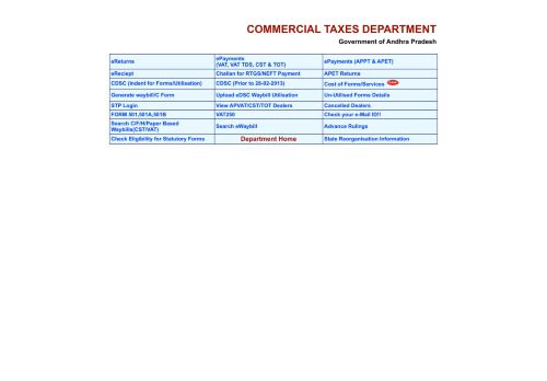 
                            4. Old CTD Portal - Welcome to Commercial Taxes Department