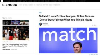 
                            11. Old Match.com Profiles Reappear Online Because 'Delete' Doesn't ...