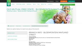 
                            10. Old Mutual Free State - Bloemfontein Maitland Street