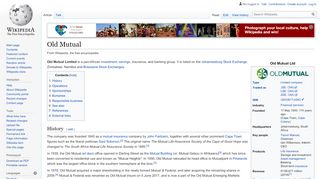 
                            9. Old Mutual - Wikipedia