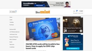 
                            8. Old SBI ATM cards will be invalid in few hours. How to apply for EMV ...