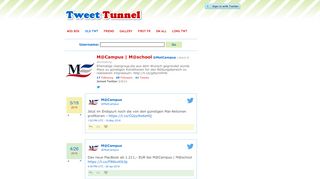 
                            9. Old Tweets: MatCampus (M@Campus | M@school) - TweetTunnel