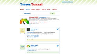 
                            11. Old Tweets: warga_BPKP (Warga BPKP) - Tweet Tunnel