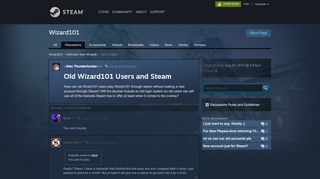 
                            6. Old Wizard101 Users and Steam :: Wizard101 Welcome New Wizards