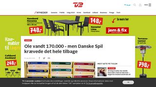 
                            12. Ole vandt 170.000 - men Danske Spil krævede det hele tilbage - TV 2