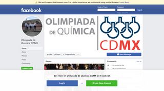 
                            6. Olimpiada de Química CDMX - Home | Facebook