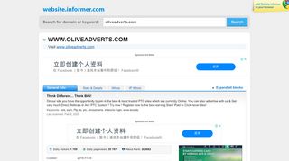 
                            6. oliveadverts.com at WI. Think Different... Think BIG! - Website Informer