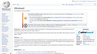 
                            10. Oliveboard - Wikipedia