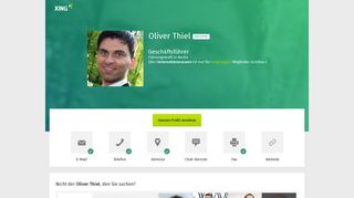 
                            10. Oliver Thiel - Geschäftsführer - StayFriends GmbH | XING