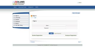 
                            1. OLUMS :: Login