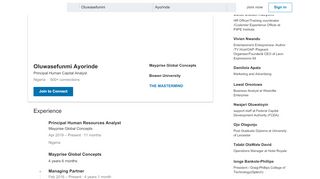 
                            12. Oluwasefunmi Ayorinde - Human Resources Manager - Olufemi ...