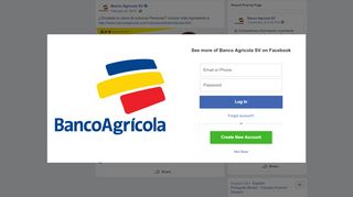 
                            4. ¿Olvidaste tu clave de e-banca Personas?... - Banco Agricola SV ...