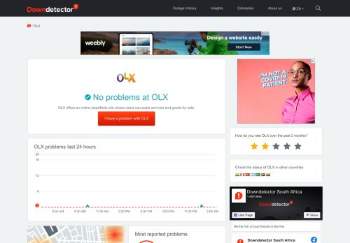 
                            3. OLX down? Current problems, status and outages. | Downdetector