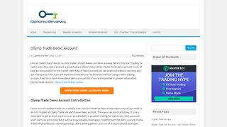 
                            10. Olymp Trade Demo Account - OPTIONS REVIEWS