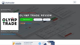 
                            3. Olymp Trade Review - SCAM BEWARE! - Demo - Login - Statrader