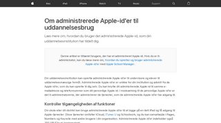 
                            12. Om administrerede Apple-id'er til uddannelsesbrug - Apple-support