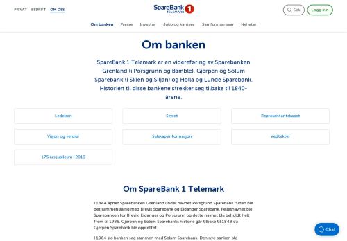 
                            10. Om banken - SpareBank 1 Telemark