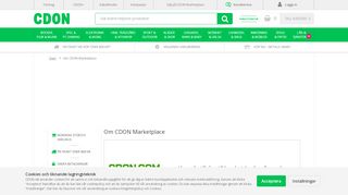 
                            8. Om CDON Marketplace - Start - CDON.COM